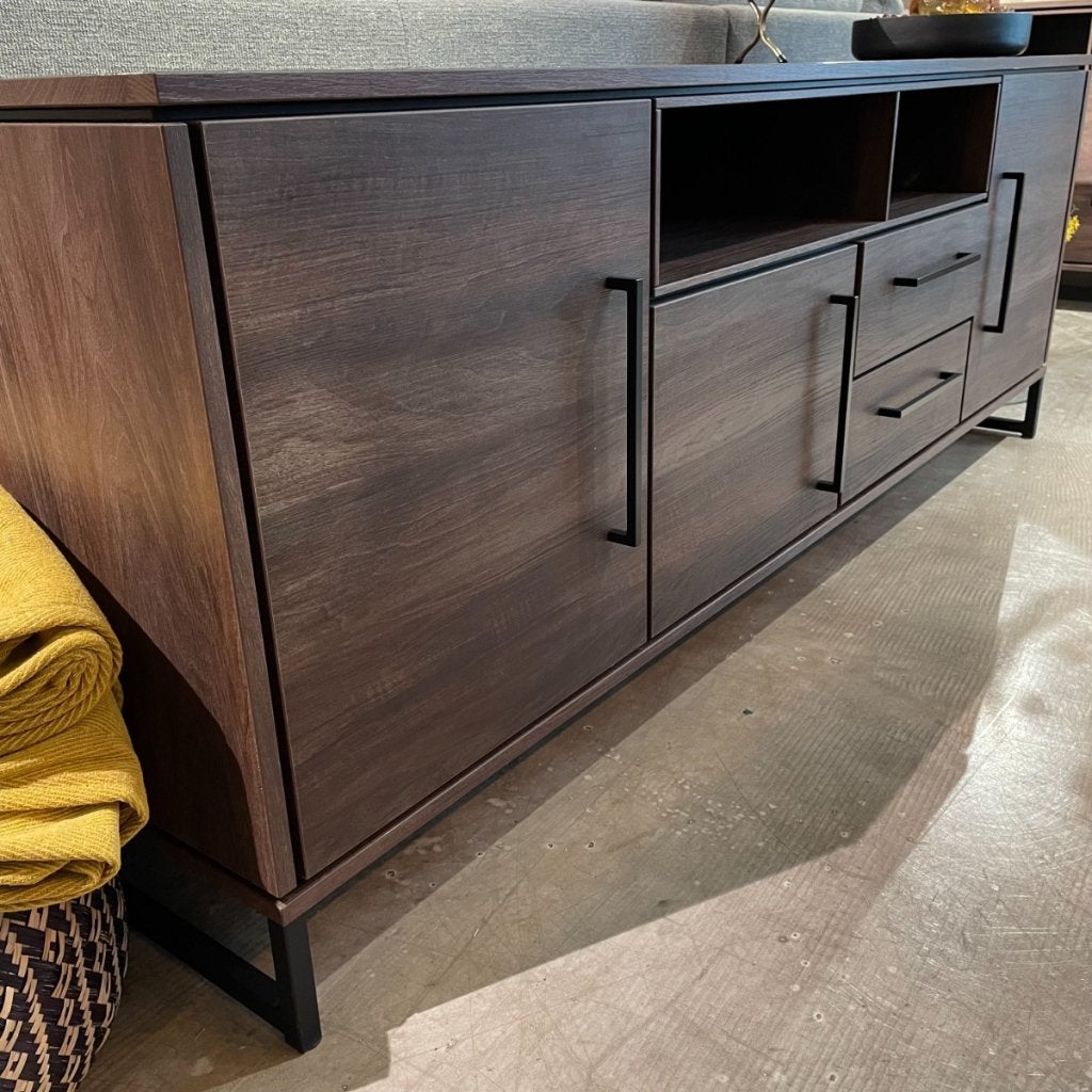 Scuro Dressoir Dark almond decor 182cm - Pronto Wonen, Niet ingevuld, Niet ingevuld, Niet ingevuld