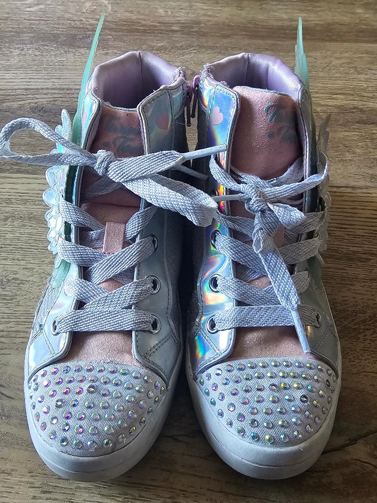 Skechers maat 34 met lichtjes, Ophalen, Gebruikt, Meisje, Schoenen