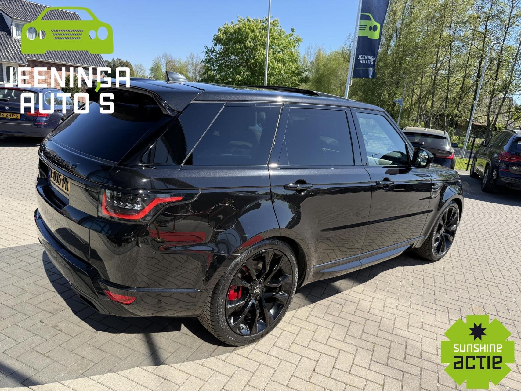 Land Rover Range Rover Sport P400 HST Dynamic Stealth|360Cam, Auto's, Automaat, Gebruikt, Startonderbreker, Bedrijf