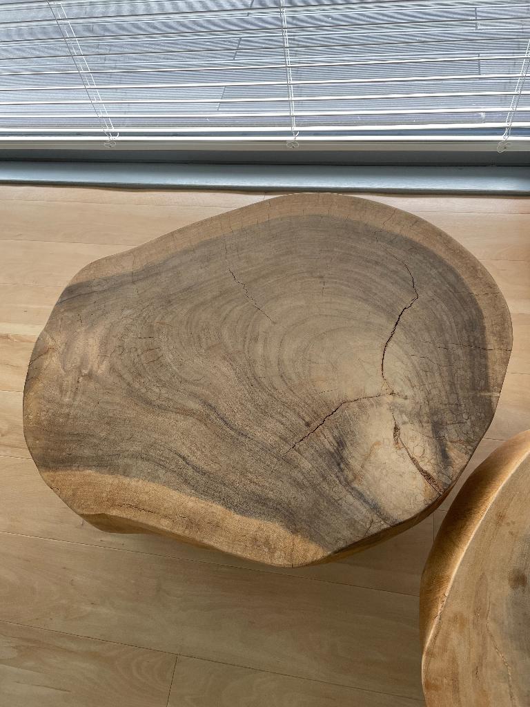 Tafels van massief hout op wielen, Ophalen, Gebruikt, 50 tot 100 cm, 50 tot 100 cm