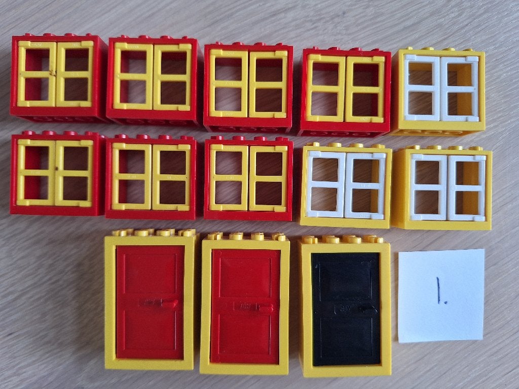 * Lego: Ramen en Deuren, 4 verschillende setjes, 4 foto's *, Gebruikt, Overige thema's, Lego, Ophalen of Verzenden