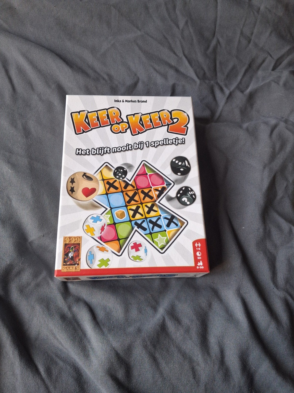 Keer op Keer 2 - Het blijft nooit bij 1 spelletje!, Een of twee spelers, Ophalen of Verzenden, Nieuw, 999 Games
