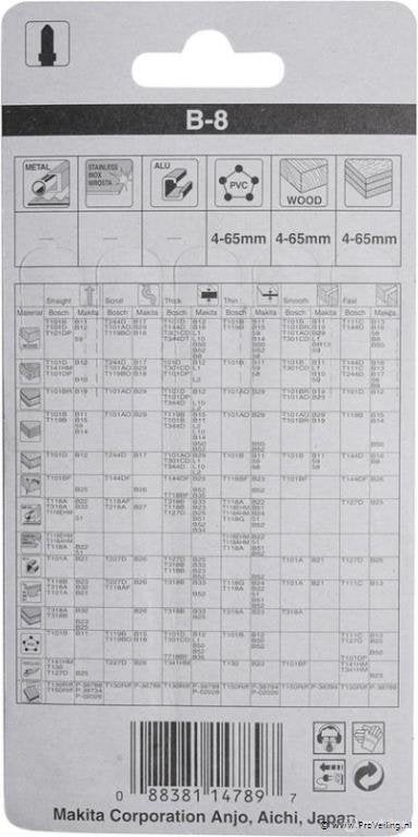 Online Veiling: Makita decoupeerzaagblad hout 75mm B8- A-..., Nieuw