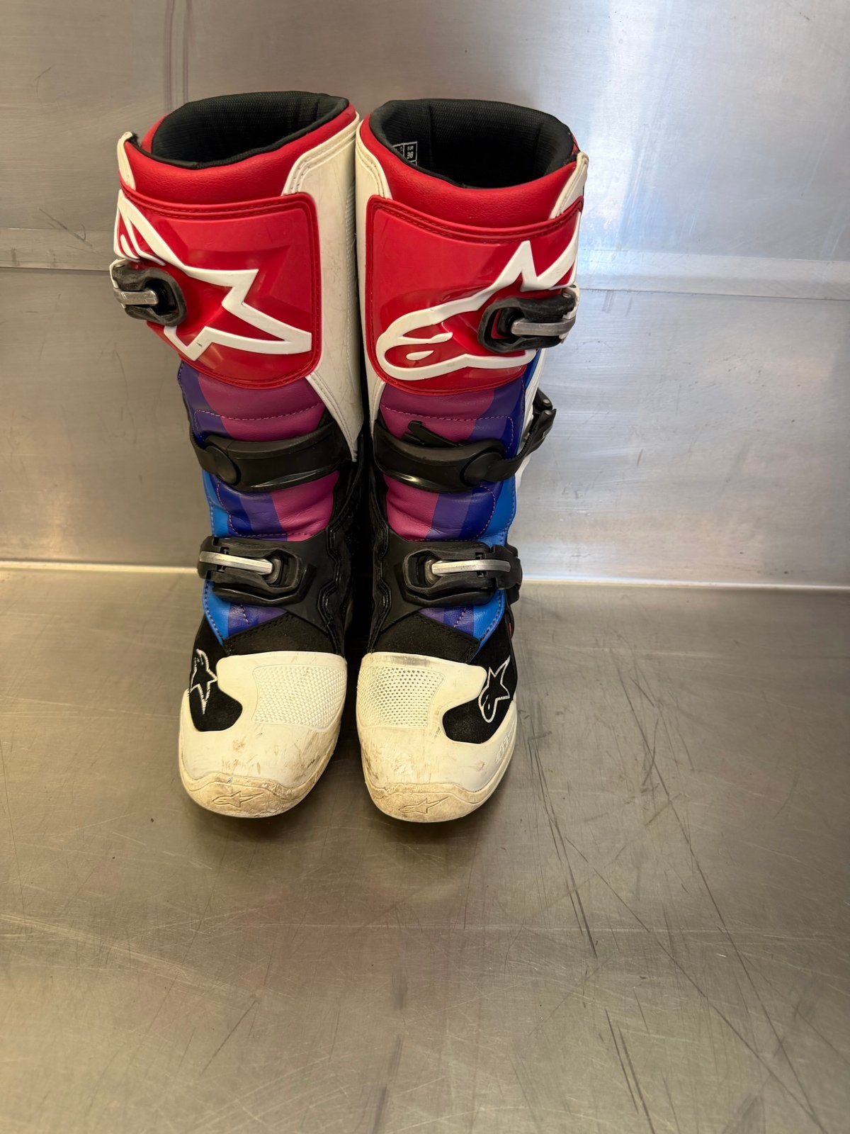Alpinestars Tech 7S Crosslaarzen Maat 38 - Als Nieuw, Motoren, Ophalen of Verzenden, Tweedehands, Kinderen, Laarzen