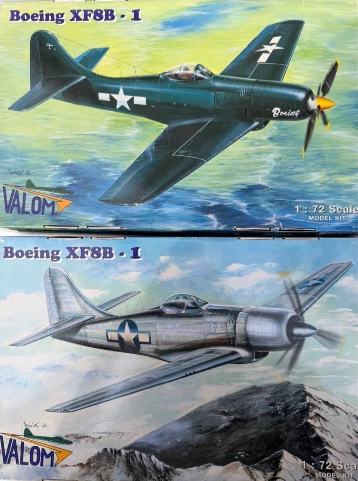 2x Valom Boeing XF8B-1 Modelbouw Vliegtuig 1:72 Schaal, Overige merken, 1:72 tot 1:144, Nieuw, Ophalen of Verzenden