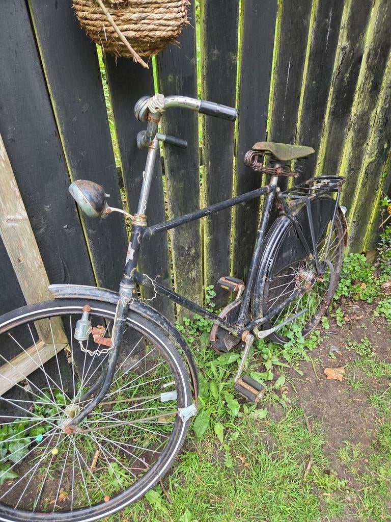 Gave oude union opa fiets, Ophalen