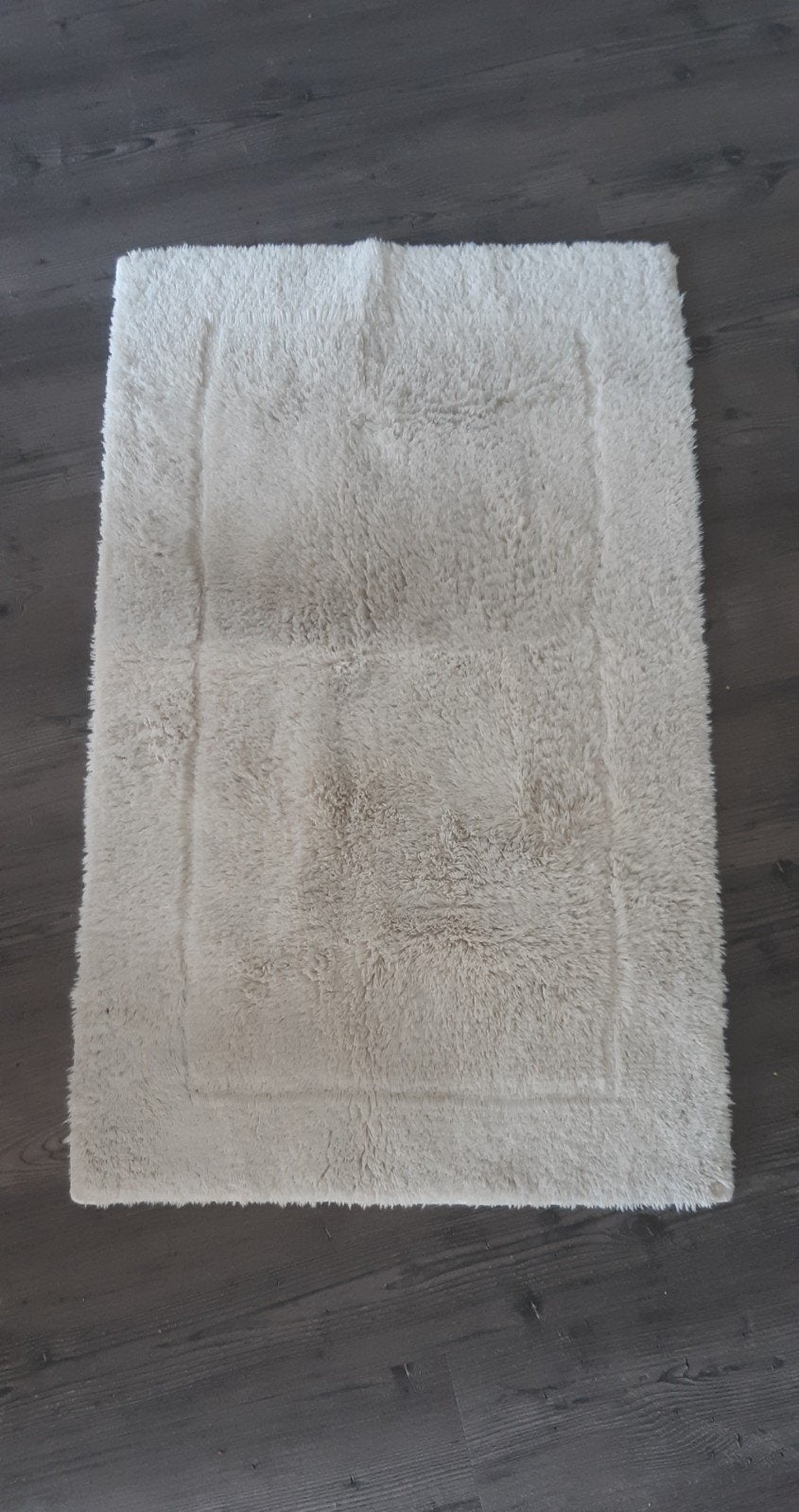 Aquanova badmat, crème, 104x62cm, 100 tot 150 cm, Crème, Modern, Rechthoekig