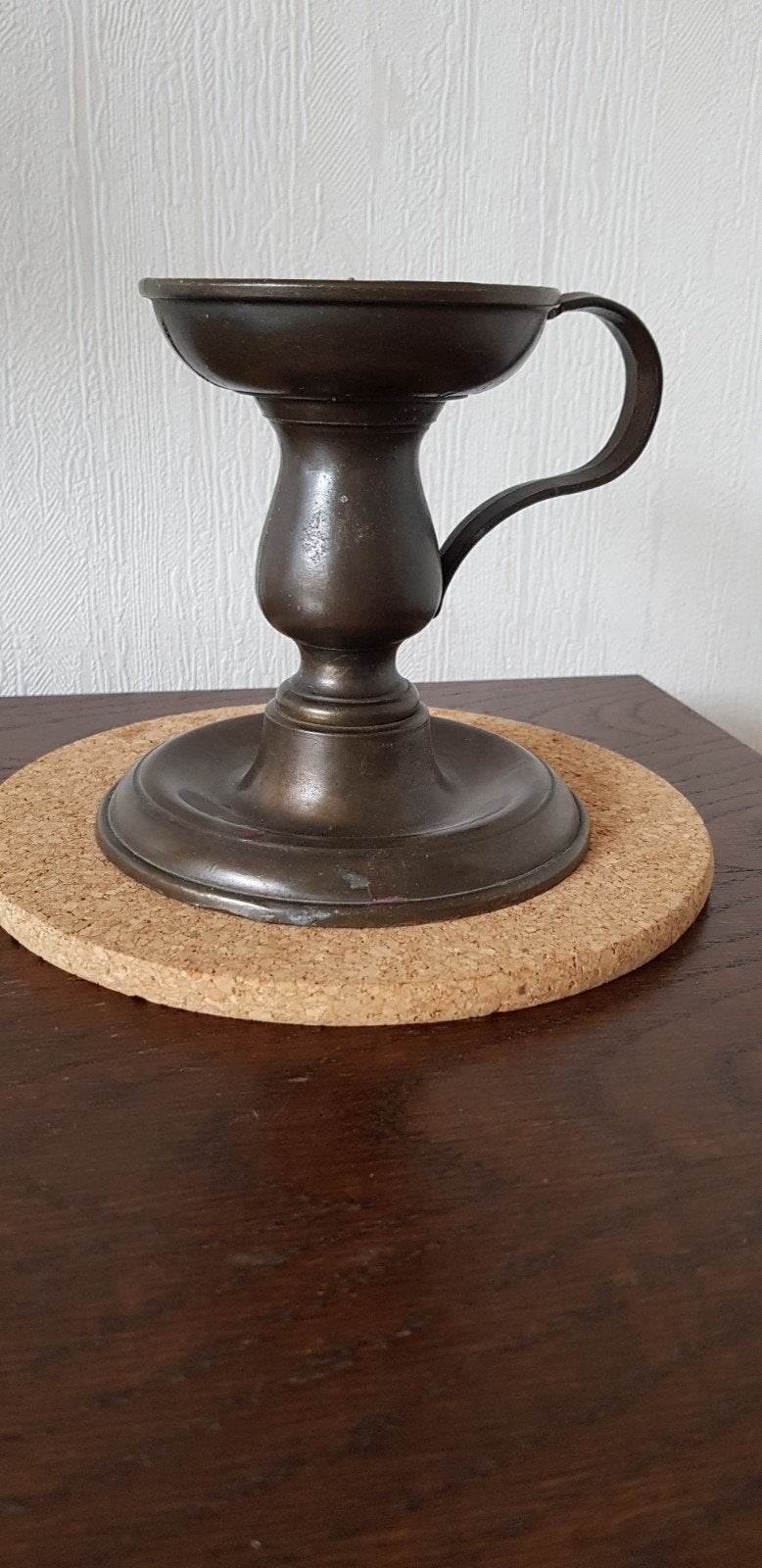 Bronzen blaker/ kandelaar, Verzenden, Koper of Brons