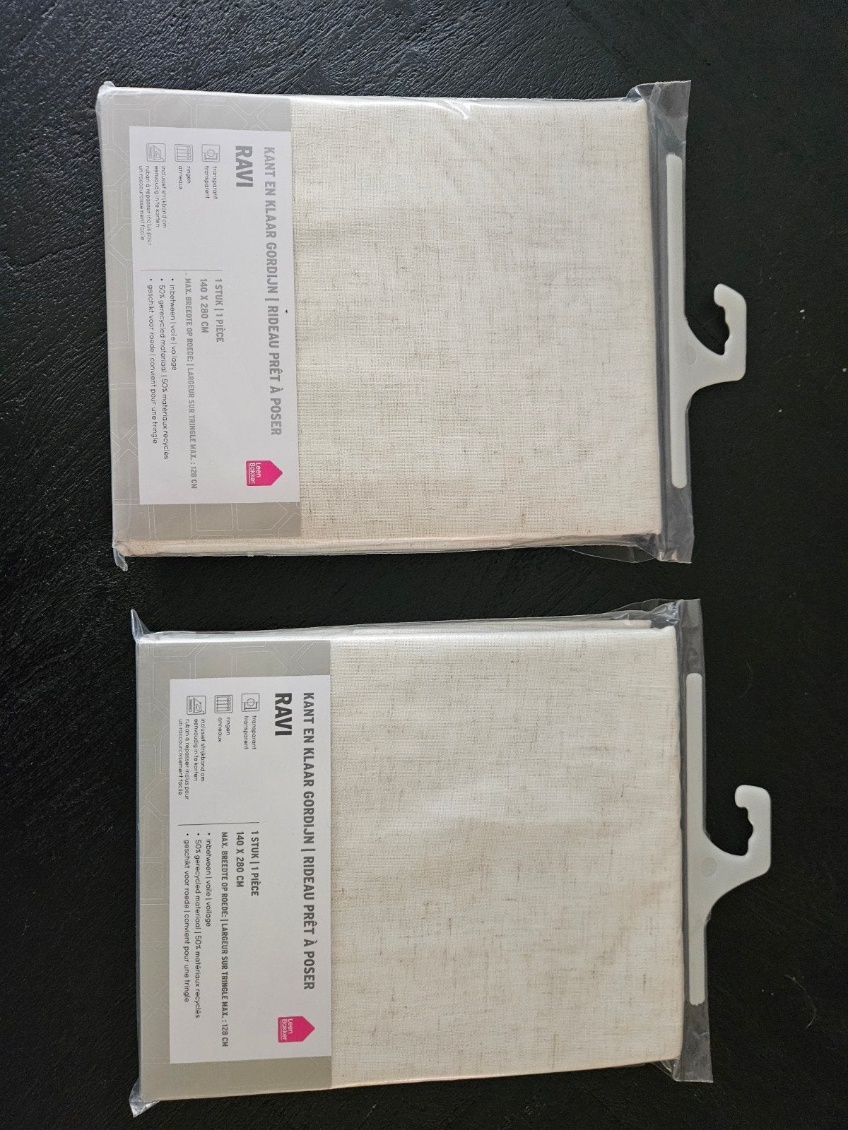 Linnenlook kant en klaar gordijnen (nieuw!), Overige merken, Nieuw, Ophalen of Verzenden, Gordijn