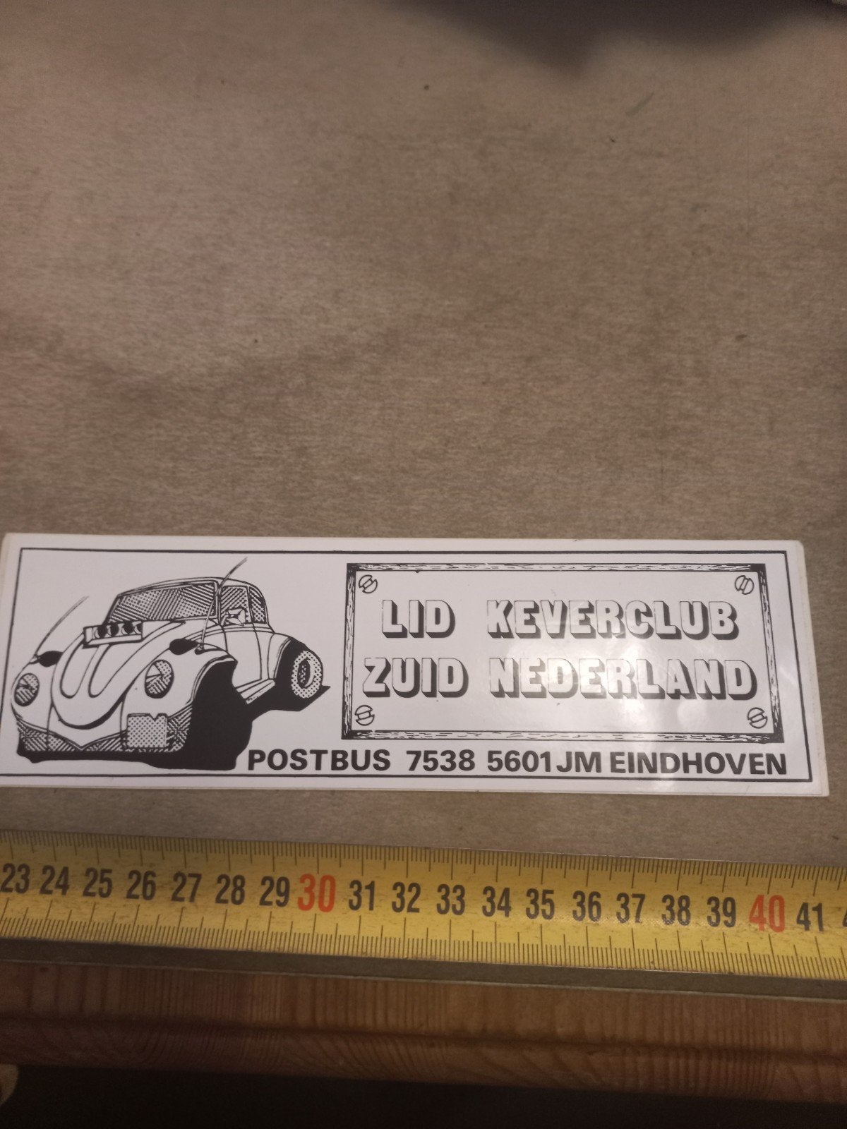 Lid Keverclub Zuid Nederland sticker, Ophalen of Verzenden