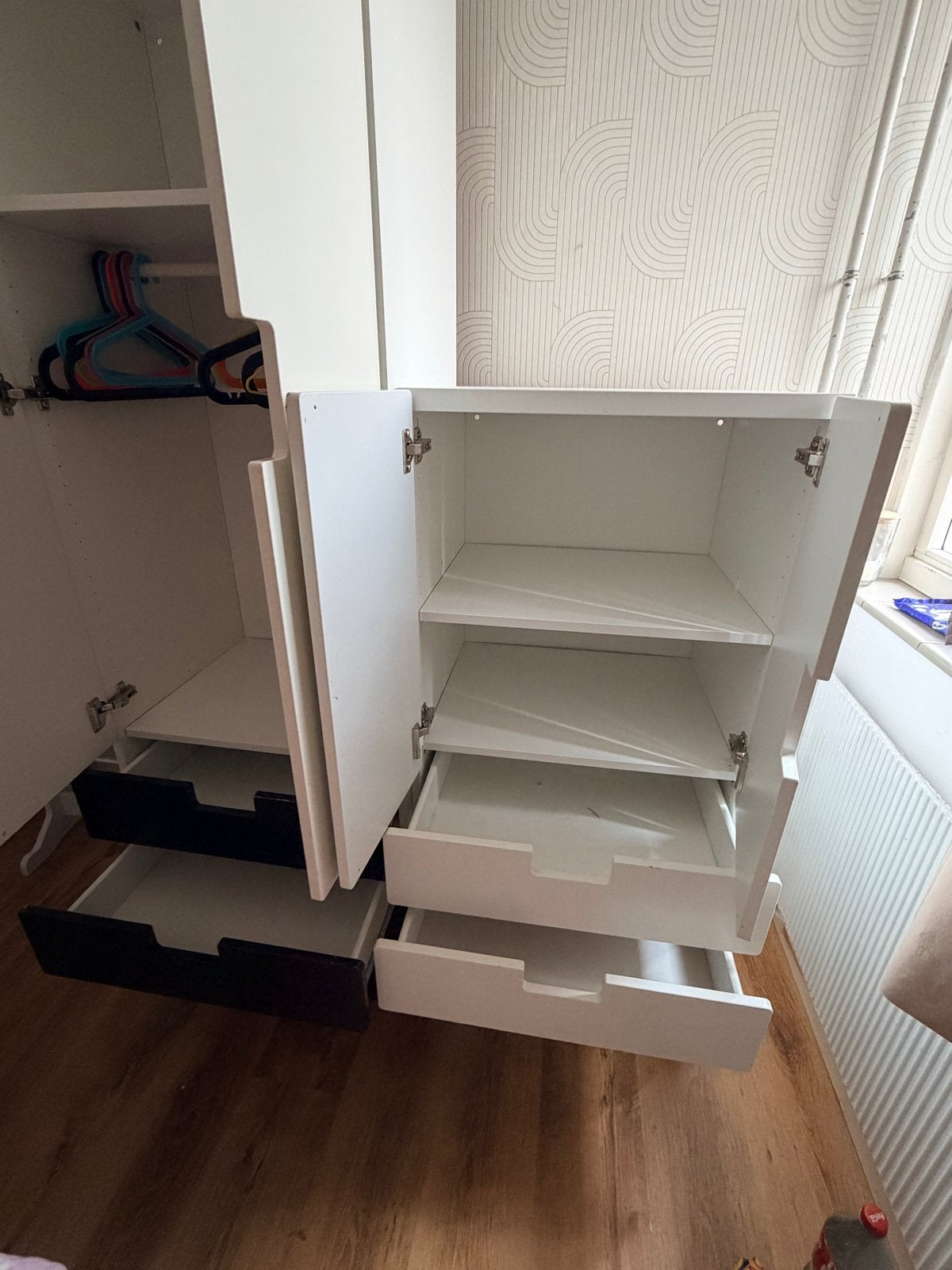 IKEA Stuva kledingkasten - 2 stuks, Ophalen, Gebruikt, 100 tot 150 cm, Met lade(s)