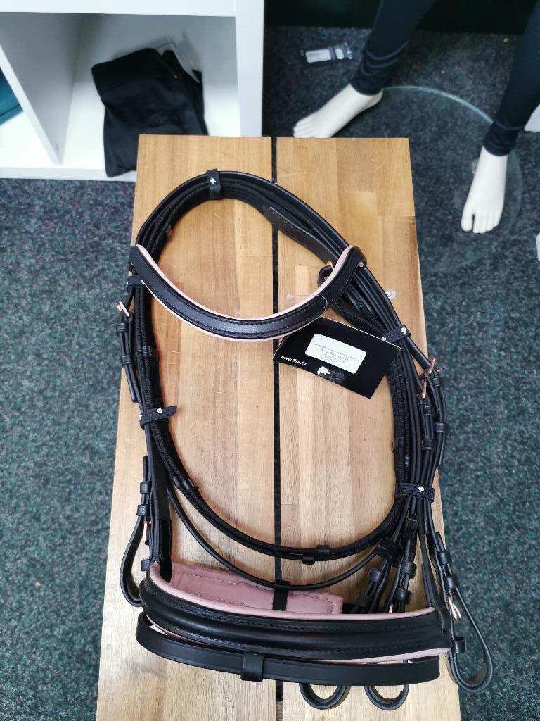 Hoofdstel rider pro cob roze/zwart, Eu, Eu, Nieuw, Ophalen of Verzenden