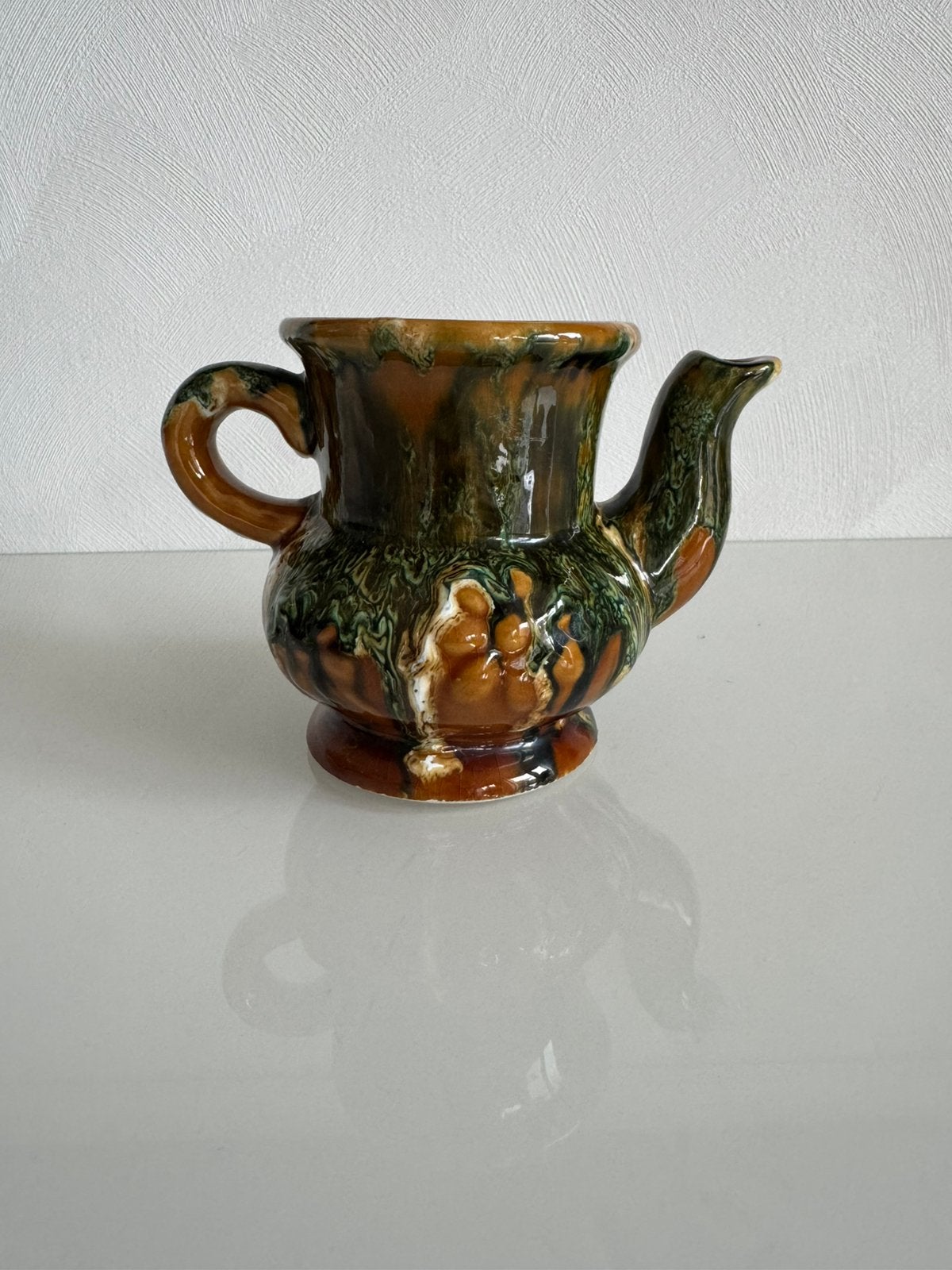 Vintage Franse Keramieken Melkkan. Poterie de la Maine, Verzenden