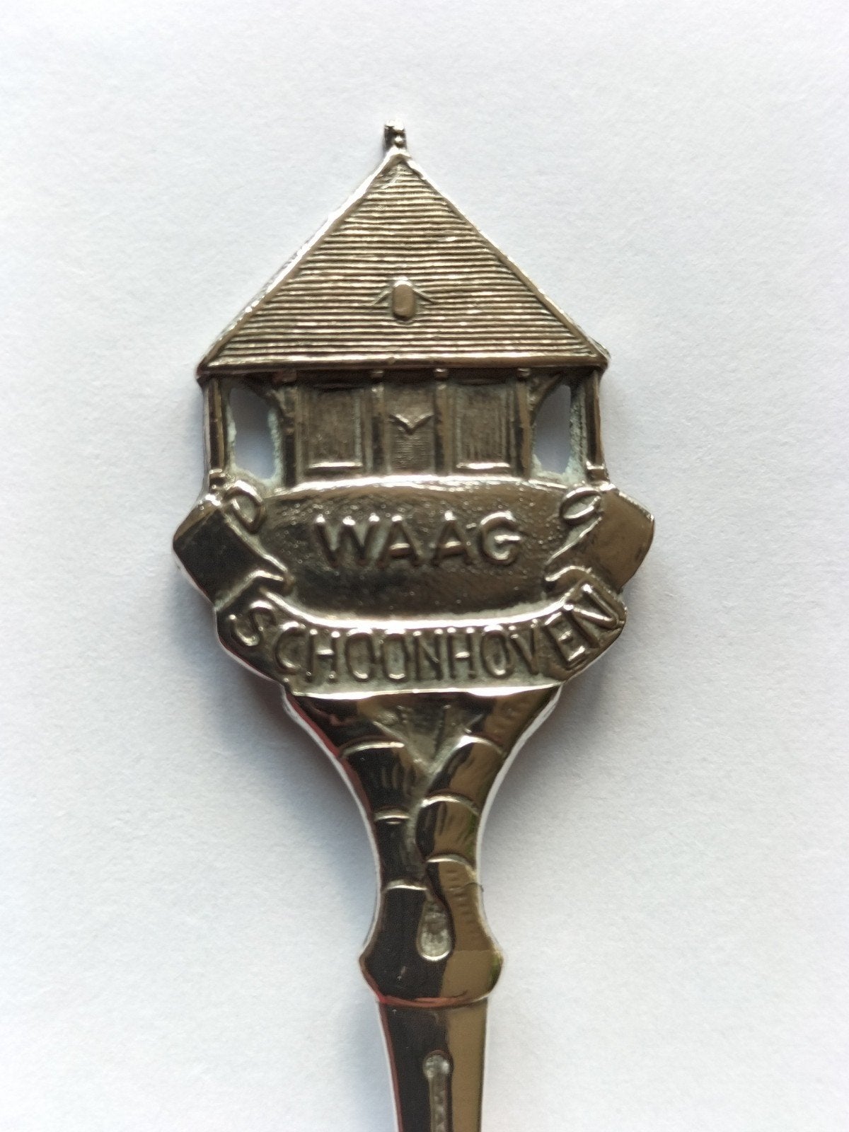 Lepeltje Waag Schoonhoven verzilverd, Ophalen of Verzenden
