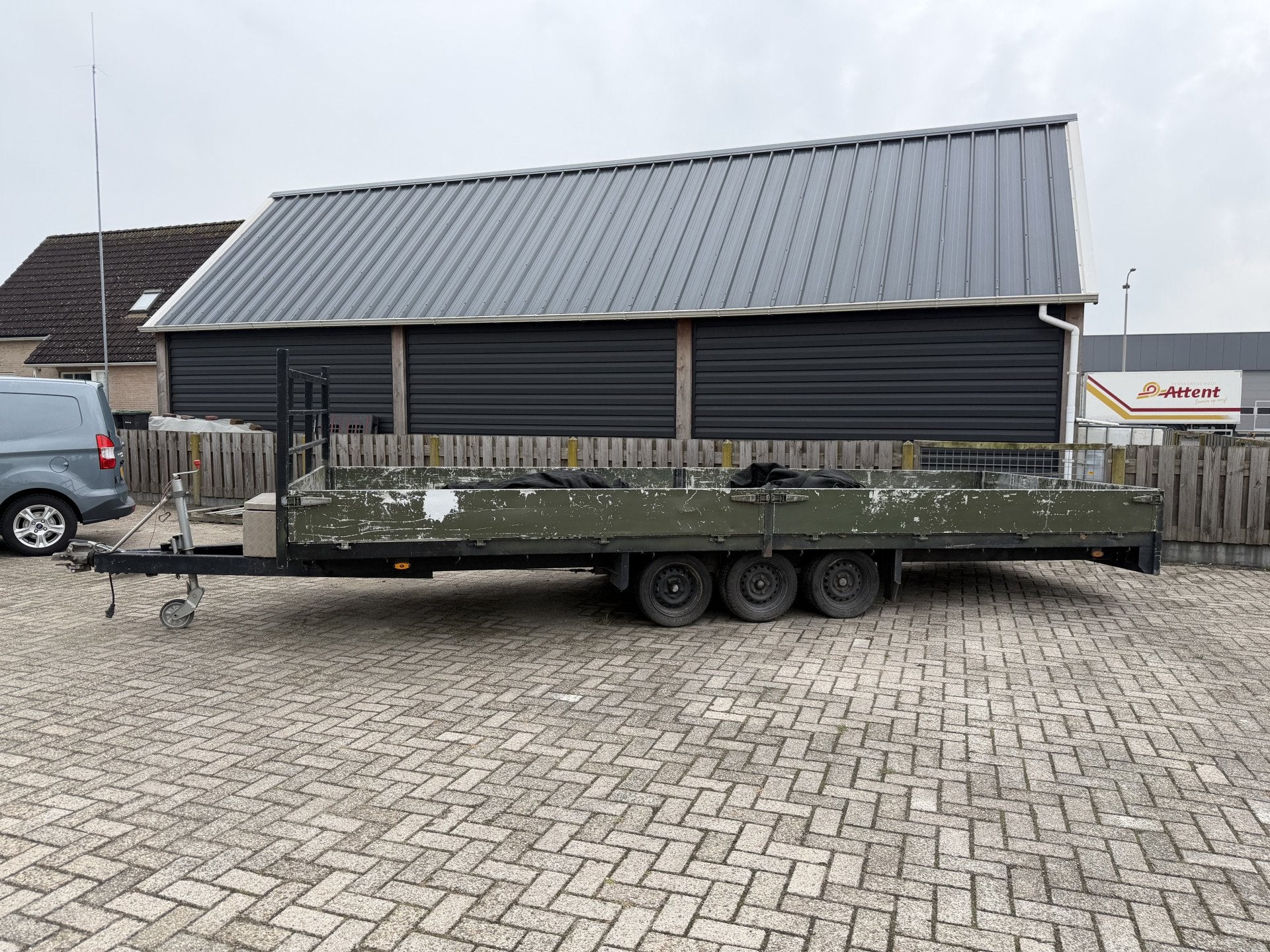 Van Weel VW 3503 / speciaal gebouwde Ebo van Weel 3-assige a, Auto's, Overige brandstoffen, Origineel Nederlands, Bedrijf, Handgeschakeld