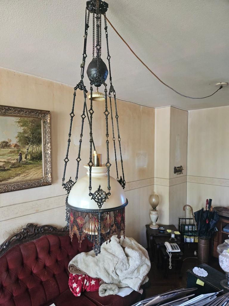 mooie antieke schippertje lamp, Antiek en Kunst, Antiek | Lampen, Ophalen
