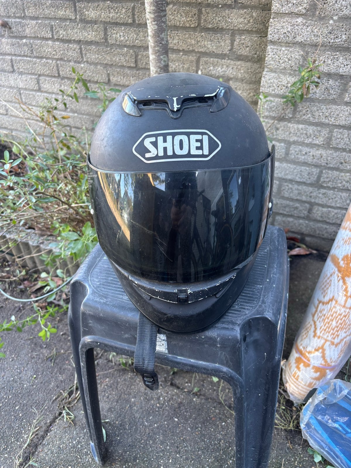 Shoei scooter helm, Ophalen, Tweedehands, Integraalhelm, Shoei