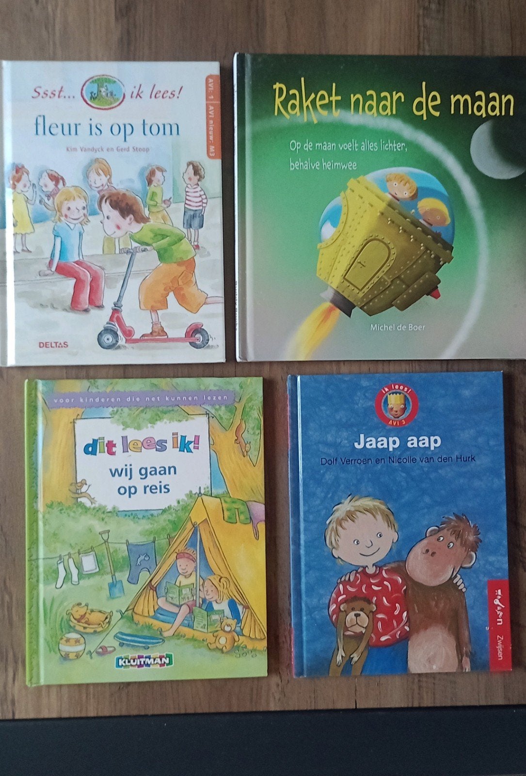 4x Boeken voor beginnende lezers AVI1 en AVI3, Ophalen of Verzenden, Gelezen, Fictie algemeen