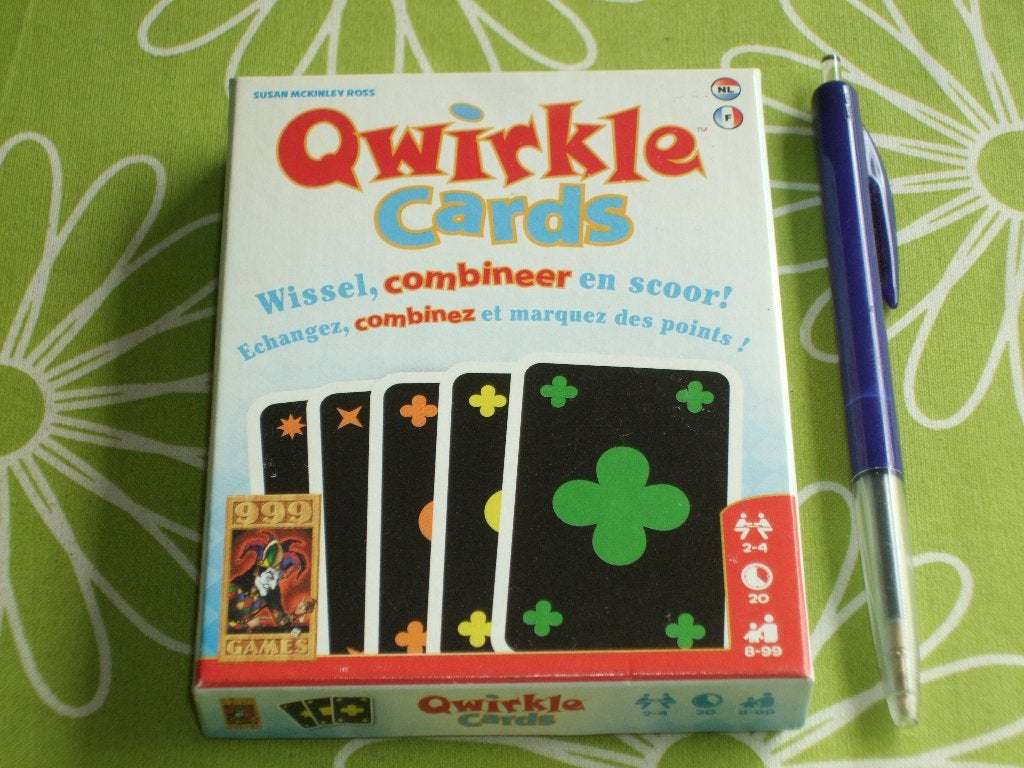 Qwirkle cards - Wissel, combineer en scoor!, Hobby en Vrije tijd, Een of twee spelers, Ophalen of Verzenden, Zo goed als nieuw
