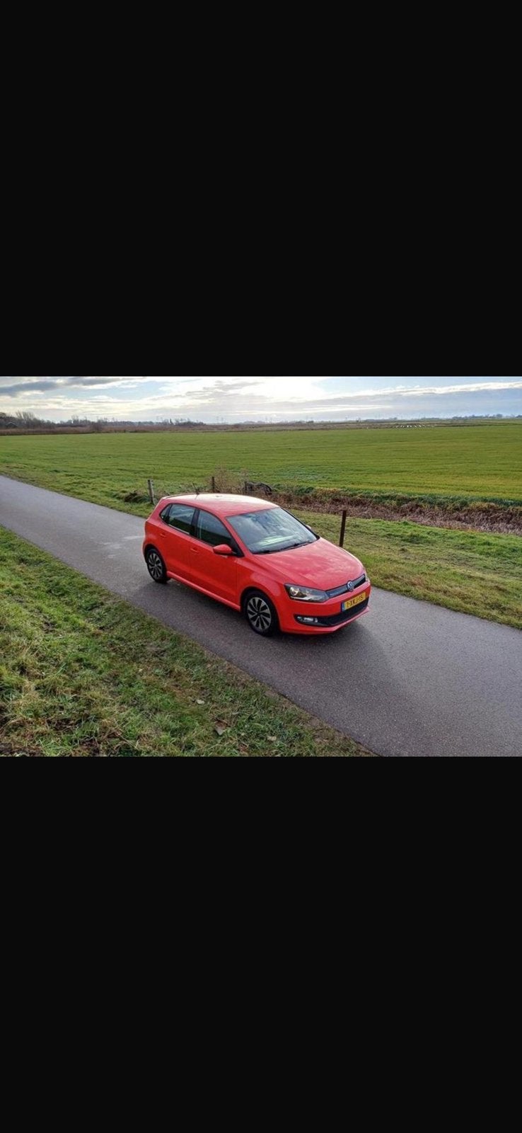 Volkswagen Polo 1.4 TDI 55KW BMT 2014 Rood, Auto's, Voorwielaandrijving, 74 pk, 580 kg, Origineel Nederlands