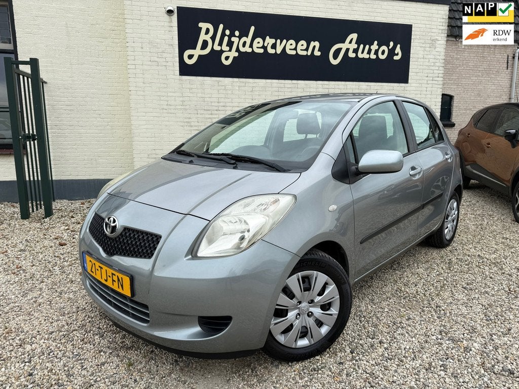 Toyota Yaris 1.3 VVTi Sol MMT Automaat | Airco | 5Deurs, Auto's, Stof, 750 kg, 4 cilinders, Origineel Nederlands