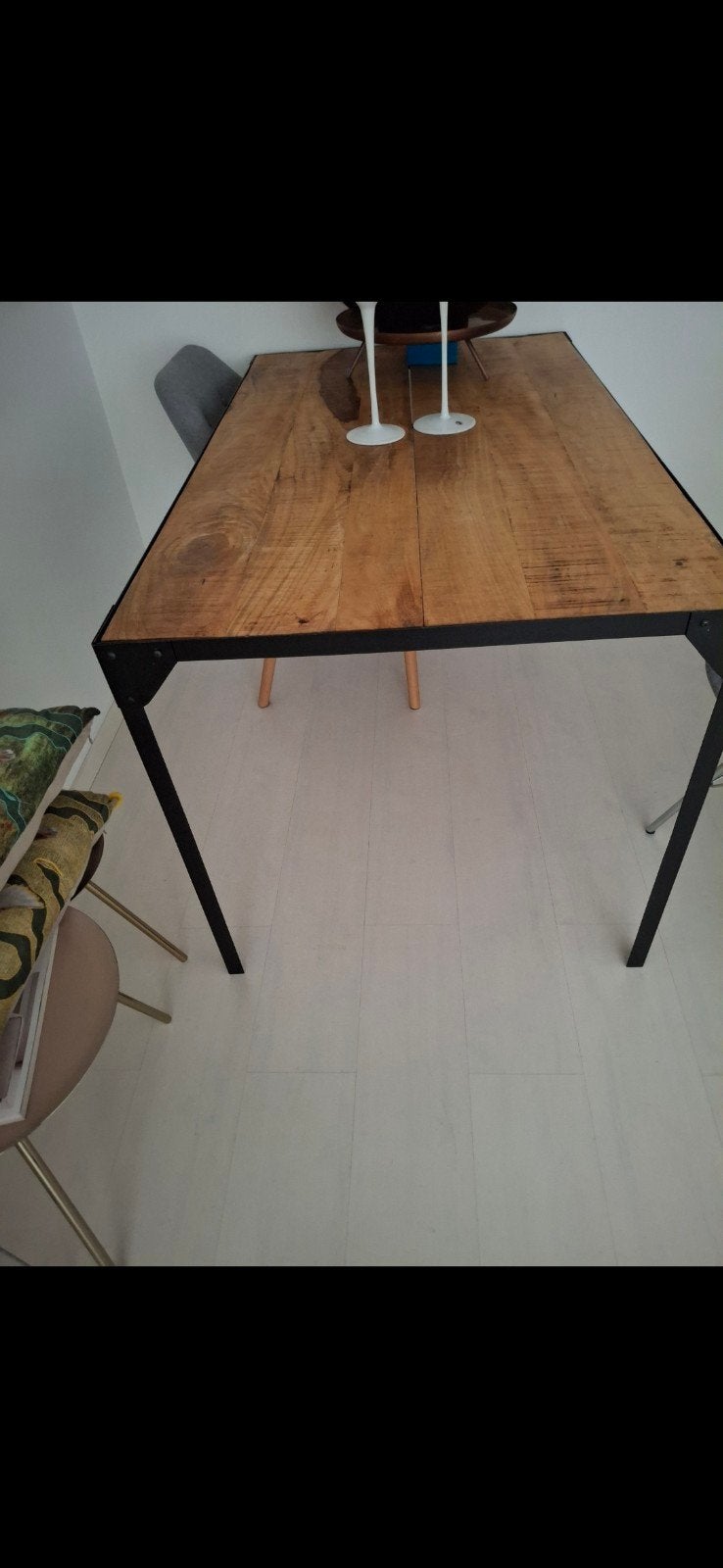 Stoere houten eettafel 80x140 cm in perfecte conditie, Huis en Inrichting, Tafels | Eettafels, Ophalen