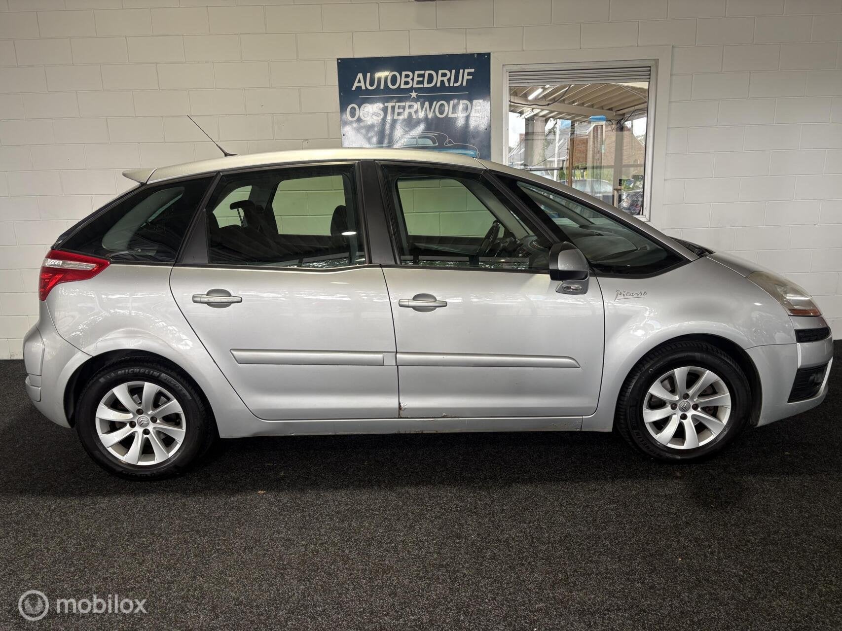 Citroen C4 Picasso 2.0-16V Ambiance 5p Automaat - Apk - Crui, Auto's, Citroën, Stof, Gebruikt, Zwart, 4 cilinders