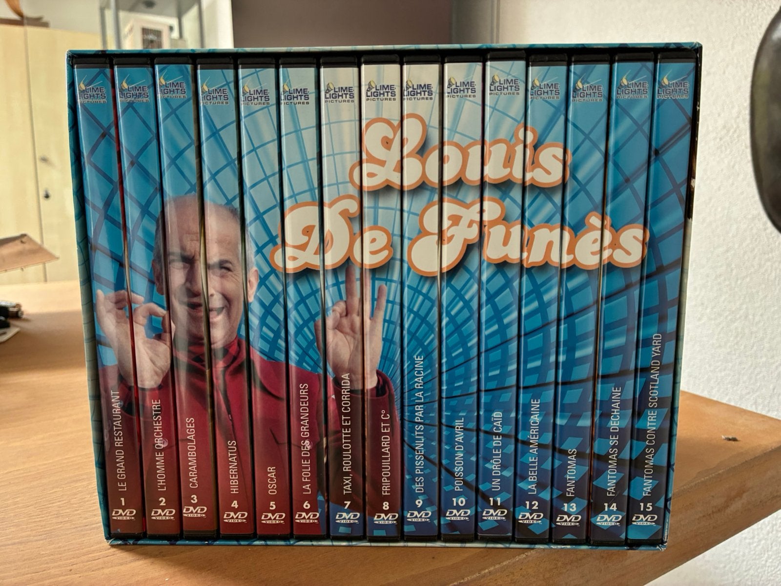 Louis de Funes 1dvd box complete werk 15 dvd’s, Ophalen of Verzenden, Zo goed als nieuw