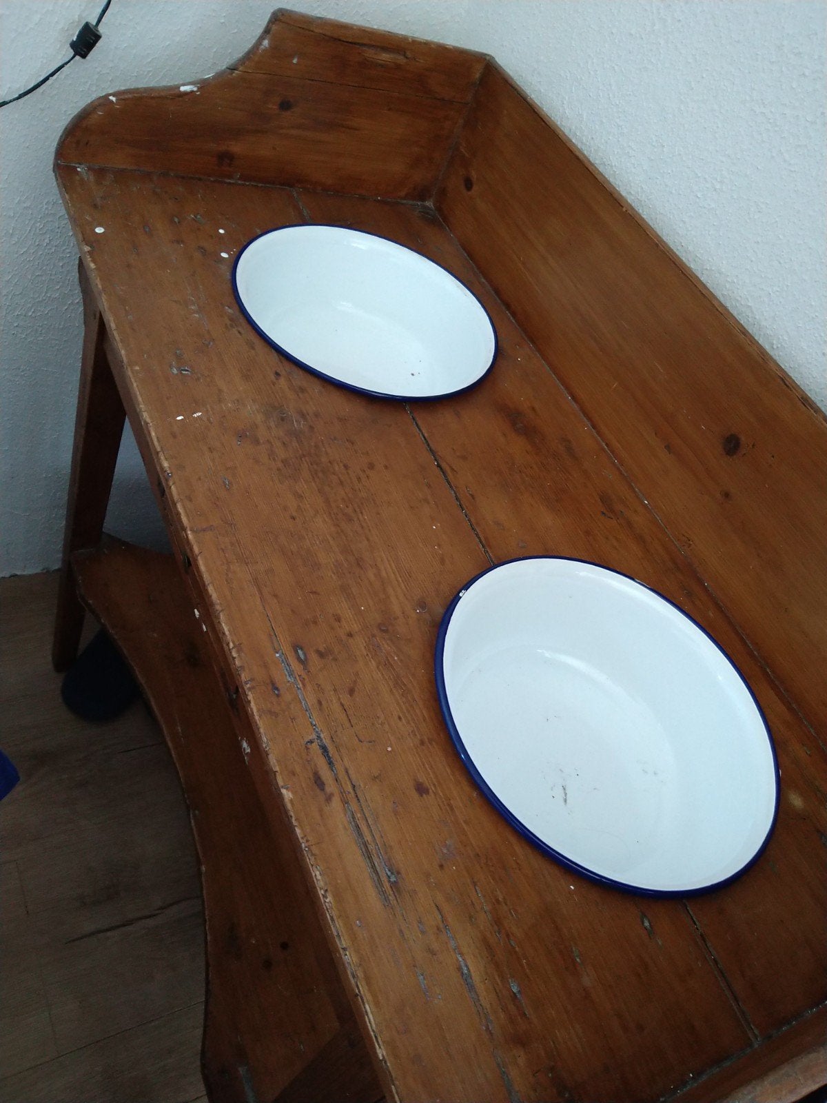 Antiek was tafel, Ophalen, Gebruikt, 50 tot 100 cm, Minder dan 100 cm