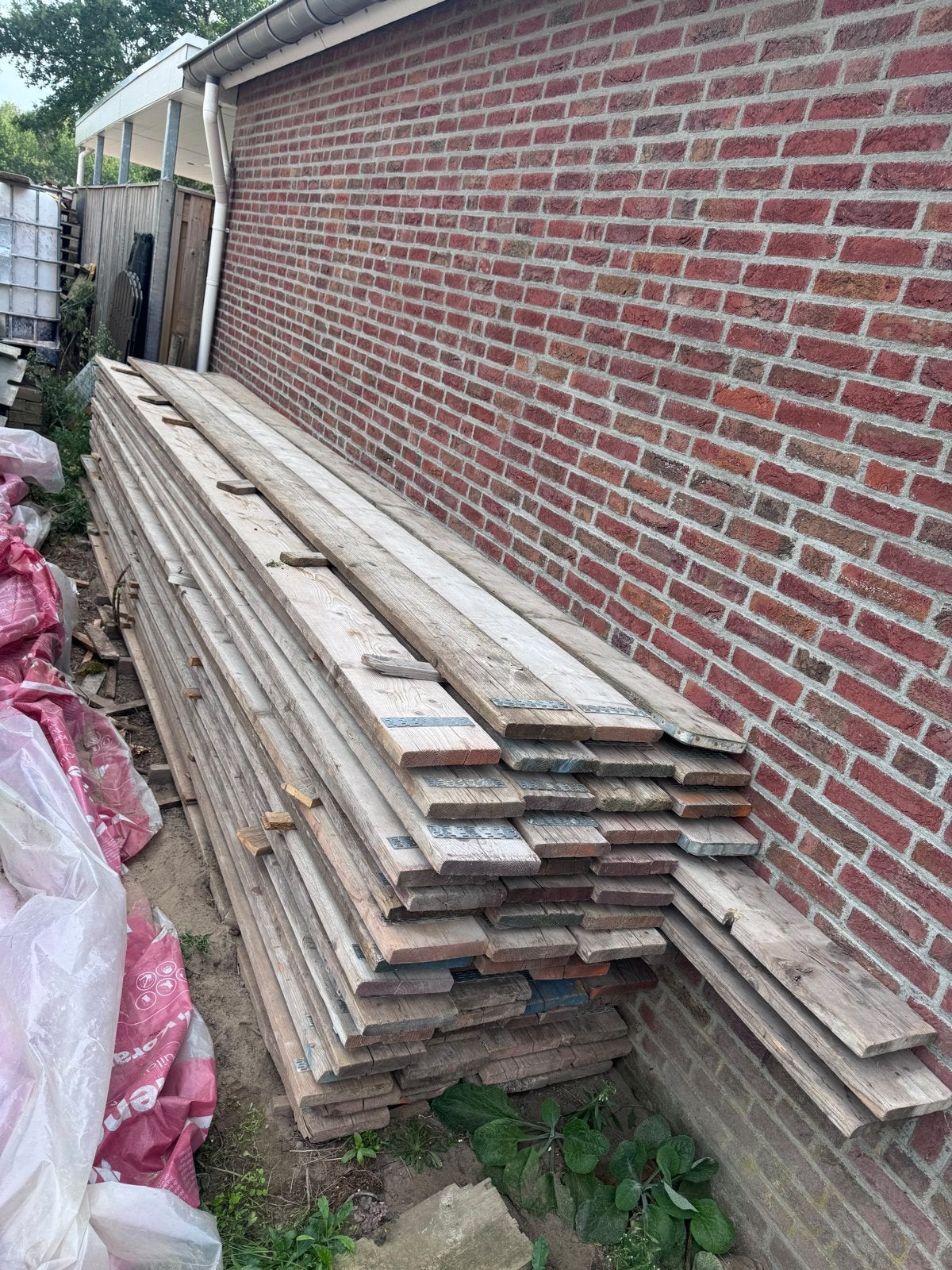 Gebruikte steigerplanken voor diverse projecten, Ophalen, Gebruikt, 25 tot 50 mm, Plank