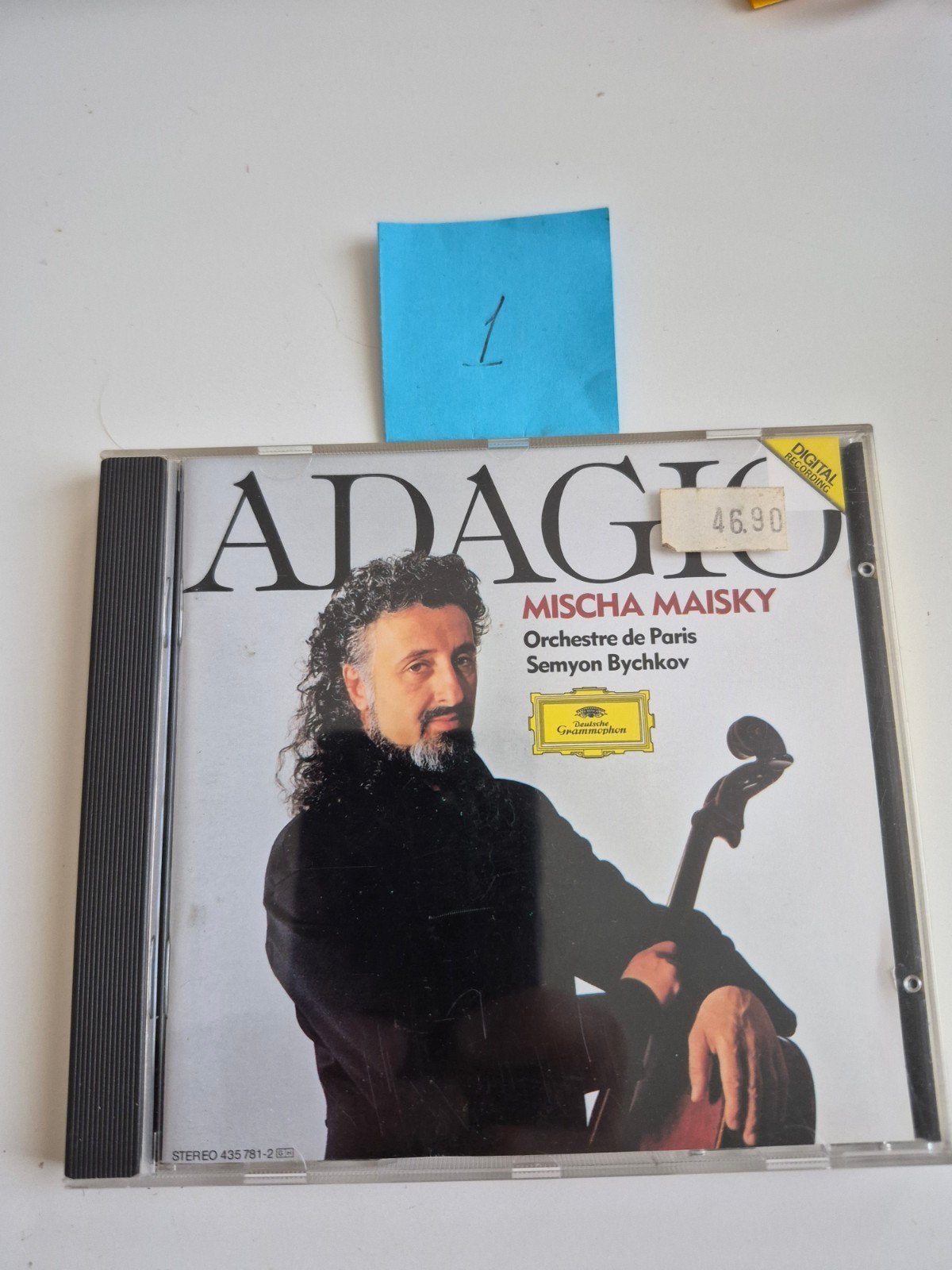Mischa Maisky - Adagio (CD), Gebruikt, Saint-Saëns, Ophalen of Verzenden, Romantiek