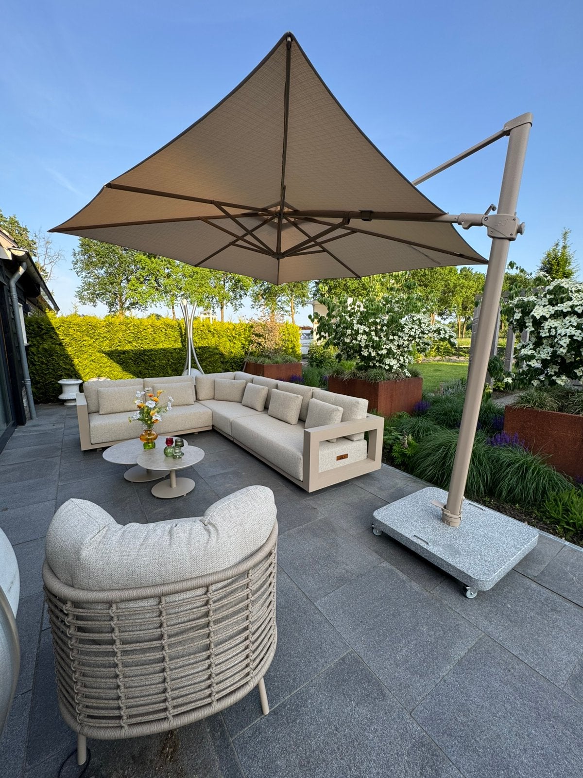 Metropolitan loungeset hoekbank 4 Seasons outdoor 4SO