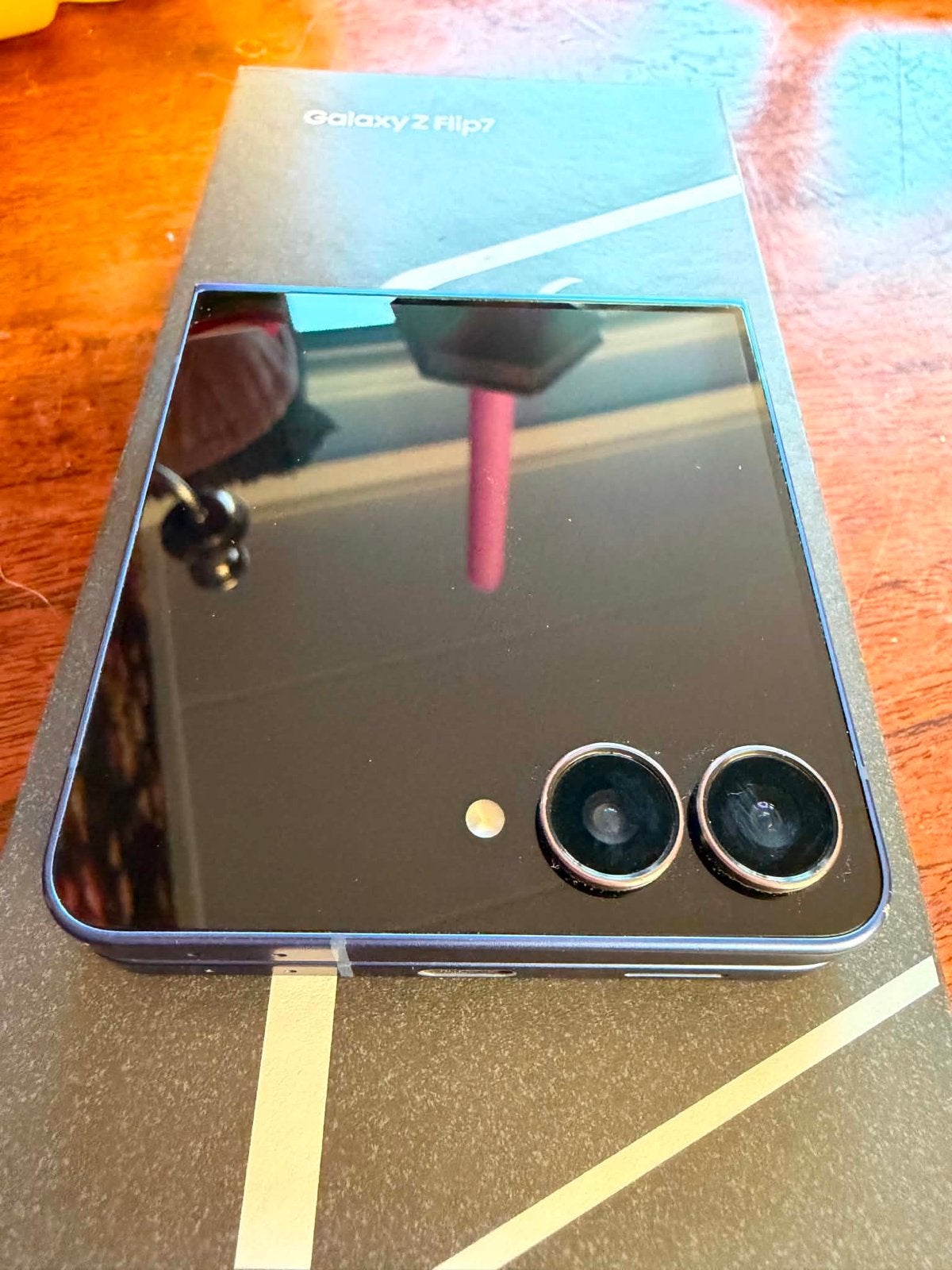 Samsung Galaxy Z Flip 7 - Batterij 100%, Telecommunicatie, Mobiele telefoons | Samsung, Blauw, Touchscreen, Ophalen of Verzenden