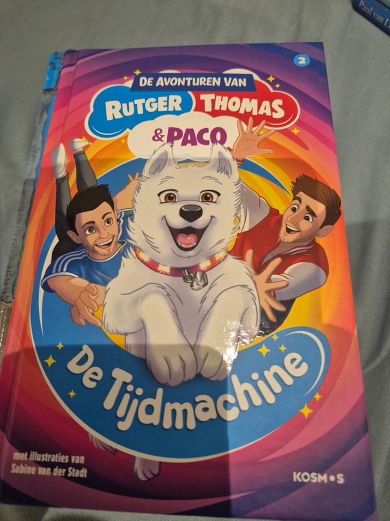 De Avonturen van Rutger, Thomas & Paco: De Tijdmachine, Ophalen of Verzenden, Gelezen, Rutger Vink, Thomas van Grinsven, Sabine van der Stadt