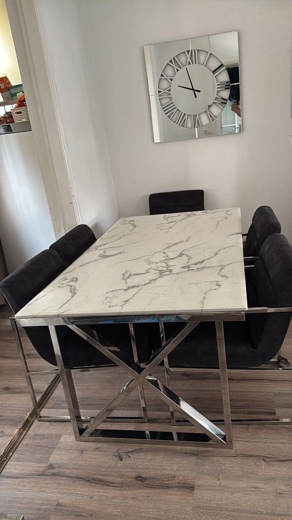 Eettafel, 100 tot 150 cm, Overige materialen, 200 cm of meer, Ophalen of Verzenden