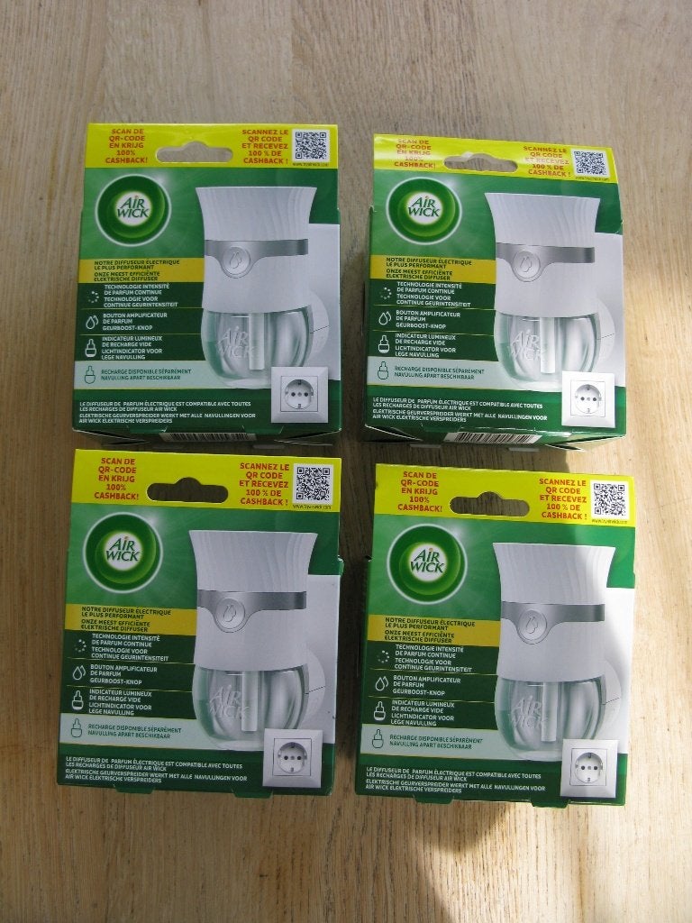 4 nieuwe ongebruikte AirWick starterkit, Huis en Inrichting, Schoonmaakartikelen, Ophalen of Verzenden, Overige typen