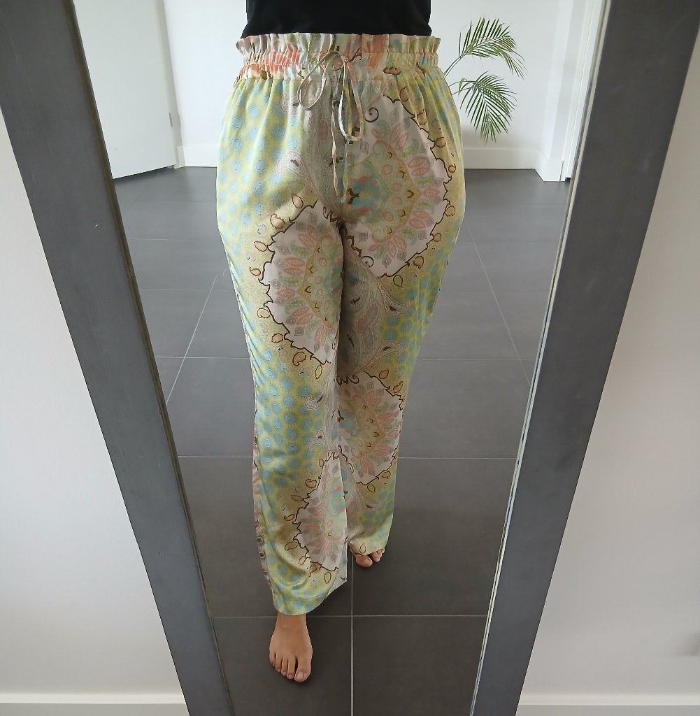 Broek Geen Ice Groen polyester maat XL  Nieuw Ongedragen, Kleding | Dames, Verzenden, Maat 46/48 (XL) of groter, Nieuw, Lang