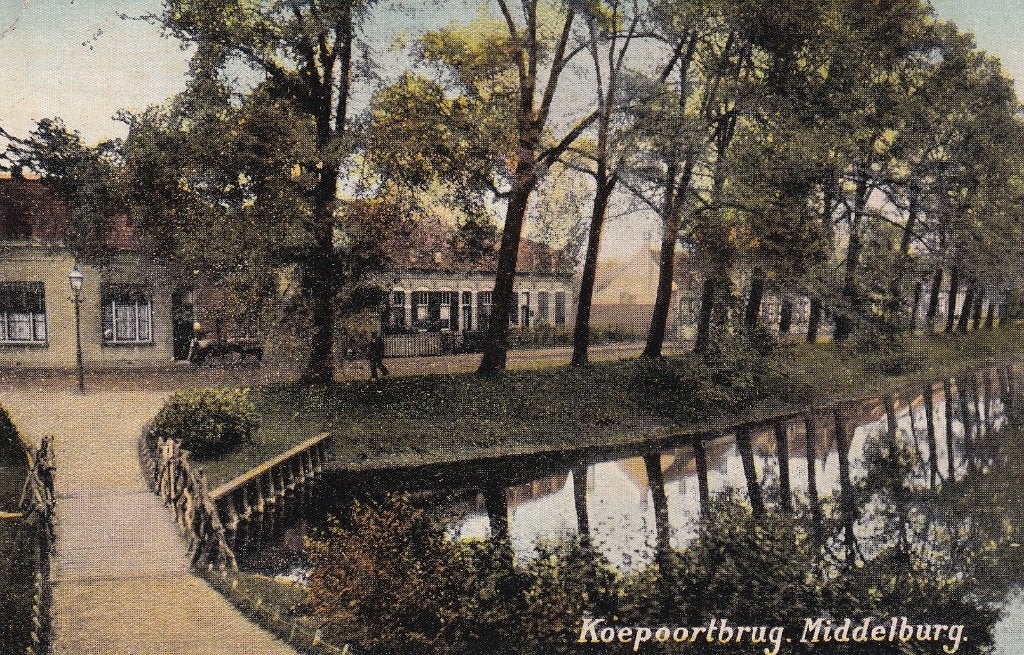 Middelburg Koepoortbrug, Verzenden, Ongelopen, Zeeland