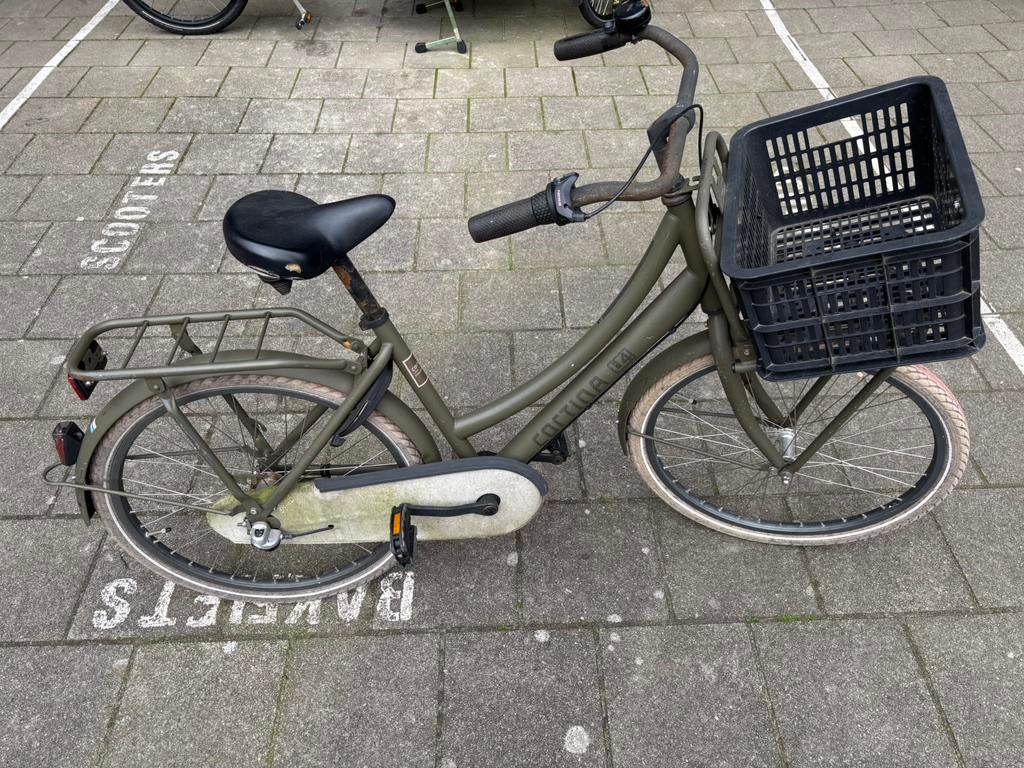 Cortina 22 inch (8/9 jaar) groen., Fietsen en Brommers, Fietsen | Dames | Damesfietsen, Ophalen, Gebruikt, Overige merken, Versnellingen