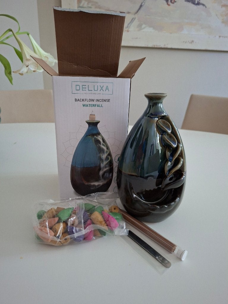 Wierookbrander Waterval met Wierookkegels, Ophalen of Verzenden, Nieuw, Overige typen