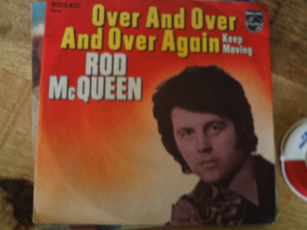 Rod McQueen - Over And Over And Over Again      25a, 7 inch, Ophalen of Verzenden, Zo goed als nieuw, Overige typen