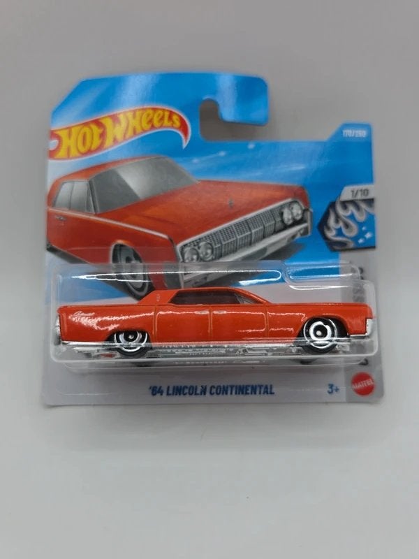 Hot Wheels '64 Lincoln Continental Orange Rod Squad 1/10, Hot Wheels, Nieuw, Ophalen of Verzenden, Hot Wheels