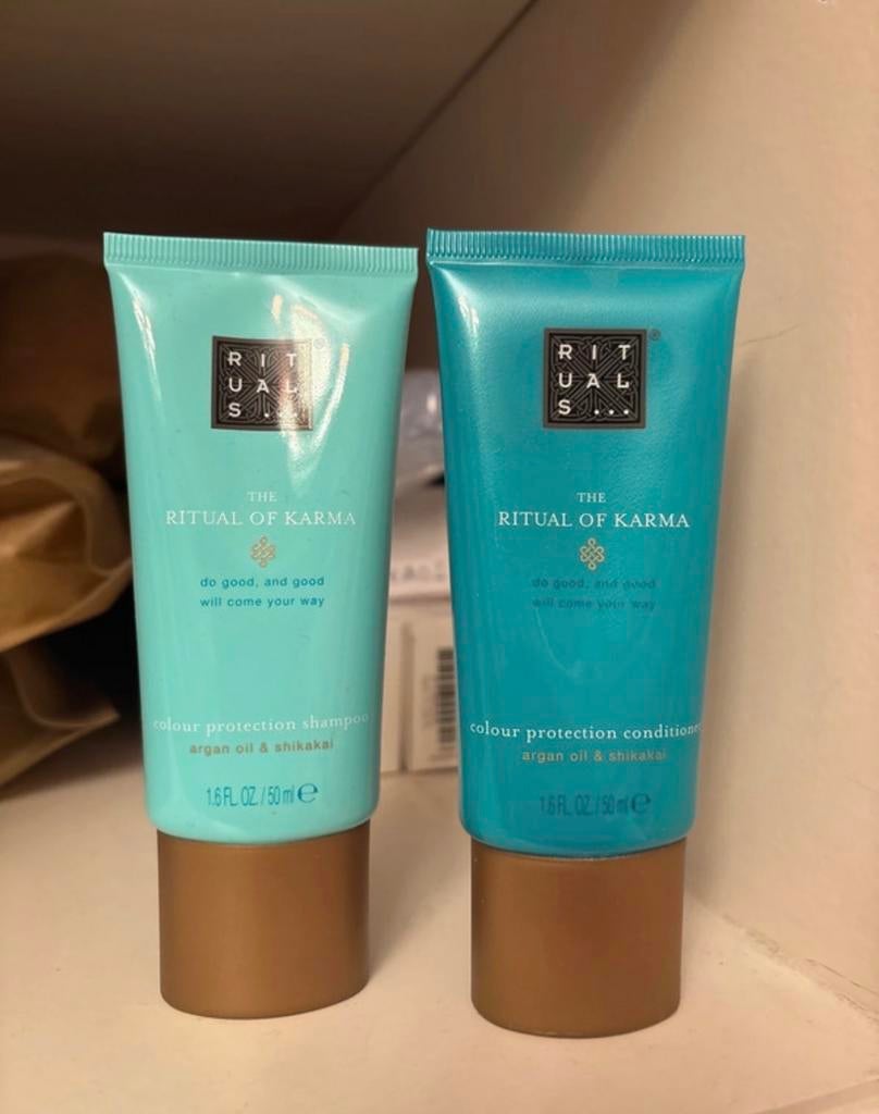 Rituals The Ritual of Karma shampoo en conditioner 50ml, Ophalen of Verzenden, Nieuw, Shampoo of Conditioner