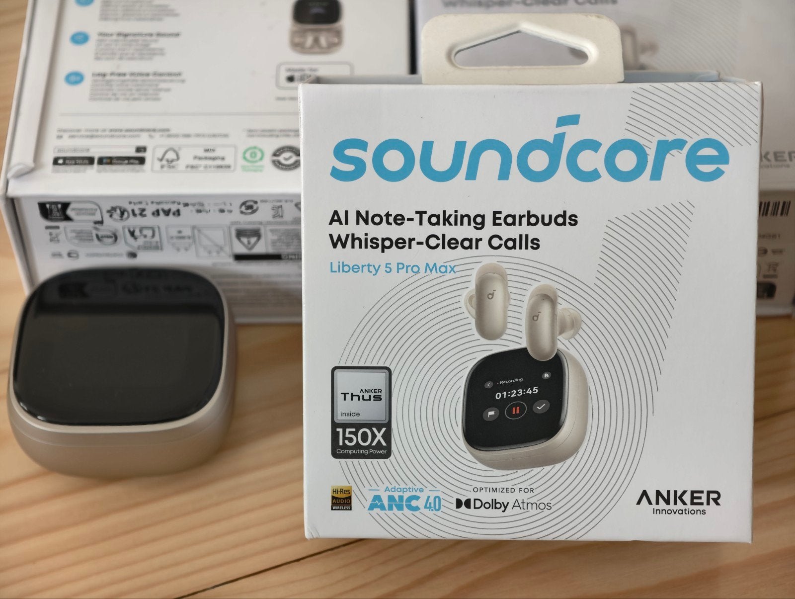Anker Soundcore Liberty 5 Pro Max, In-ear, Goud, Nieuw, Draadloos