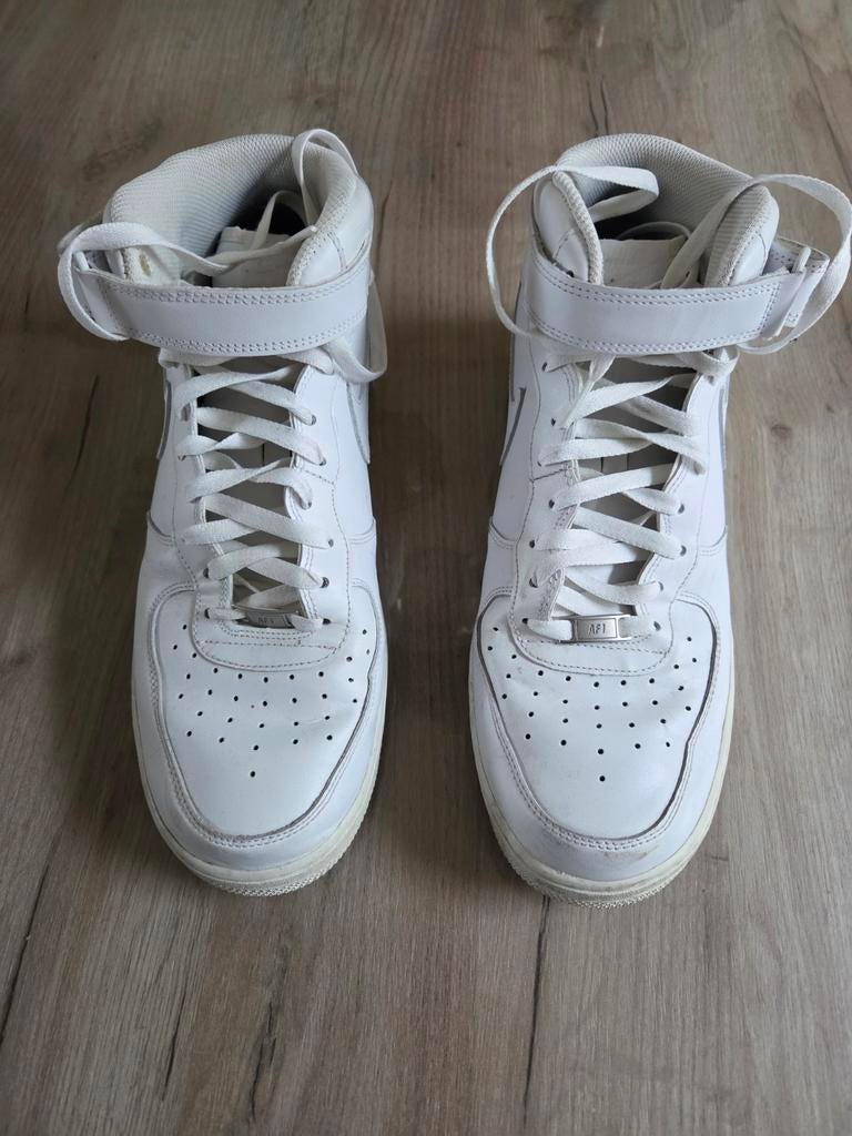 Nike Air Force 1 High - Witte Sneakers, Kleding | Heren, Schoenen, Ophalen, Wit, Nike, Sneakers of Gympen