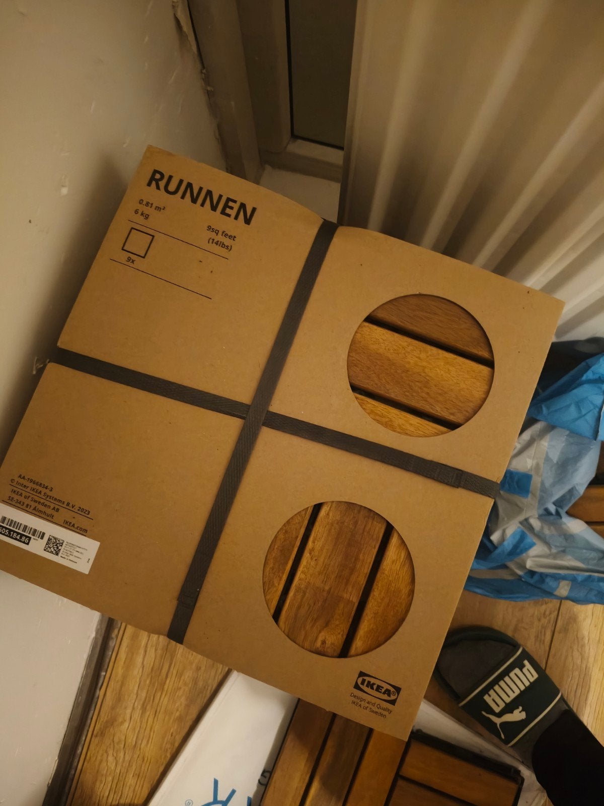IKEA RUNNEN Vlonderplanken - Nieuw in verpakking 3 pakken, Tuin en Terras, Ophalen, Nieuw, Hout
