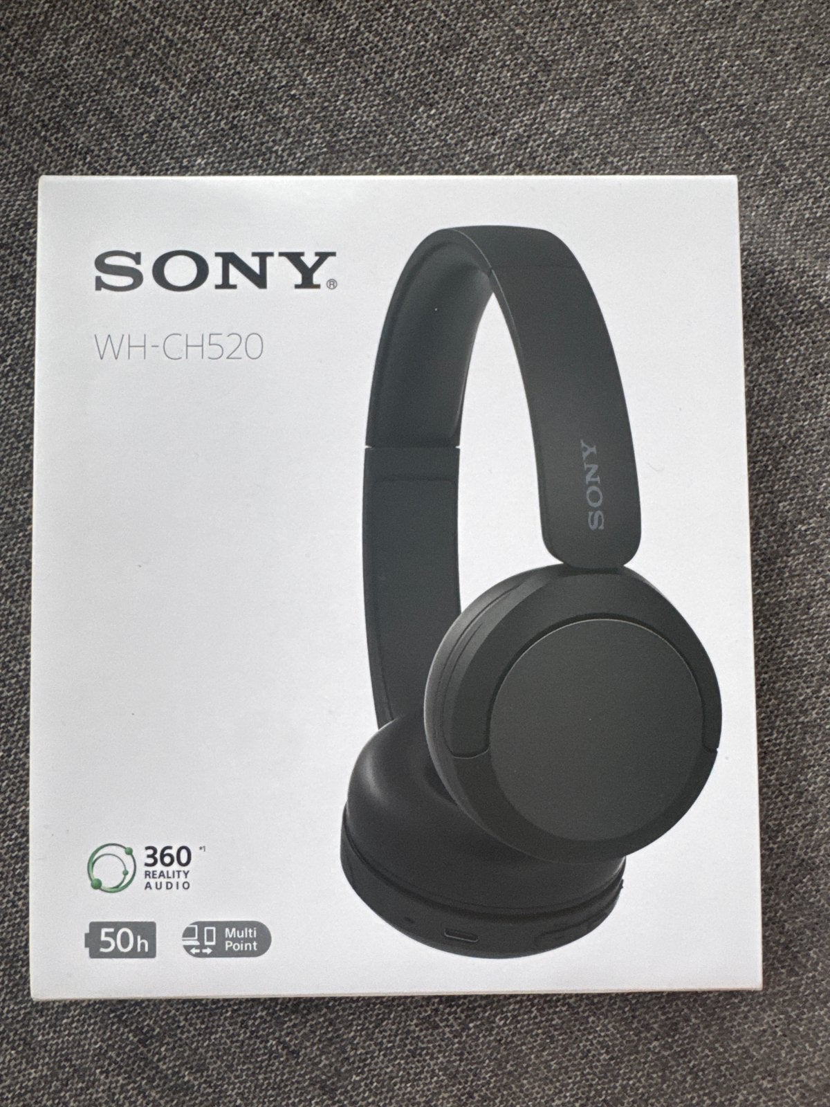 Sony WH-CH520 Draadloze On-ear Koptelefoon Zwart