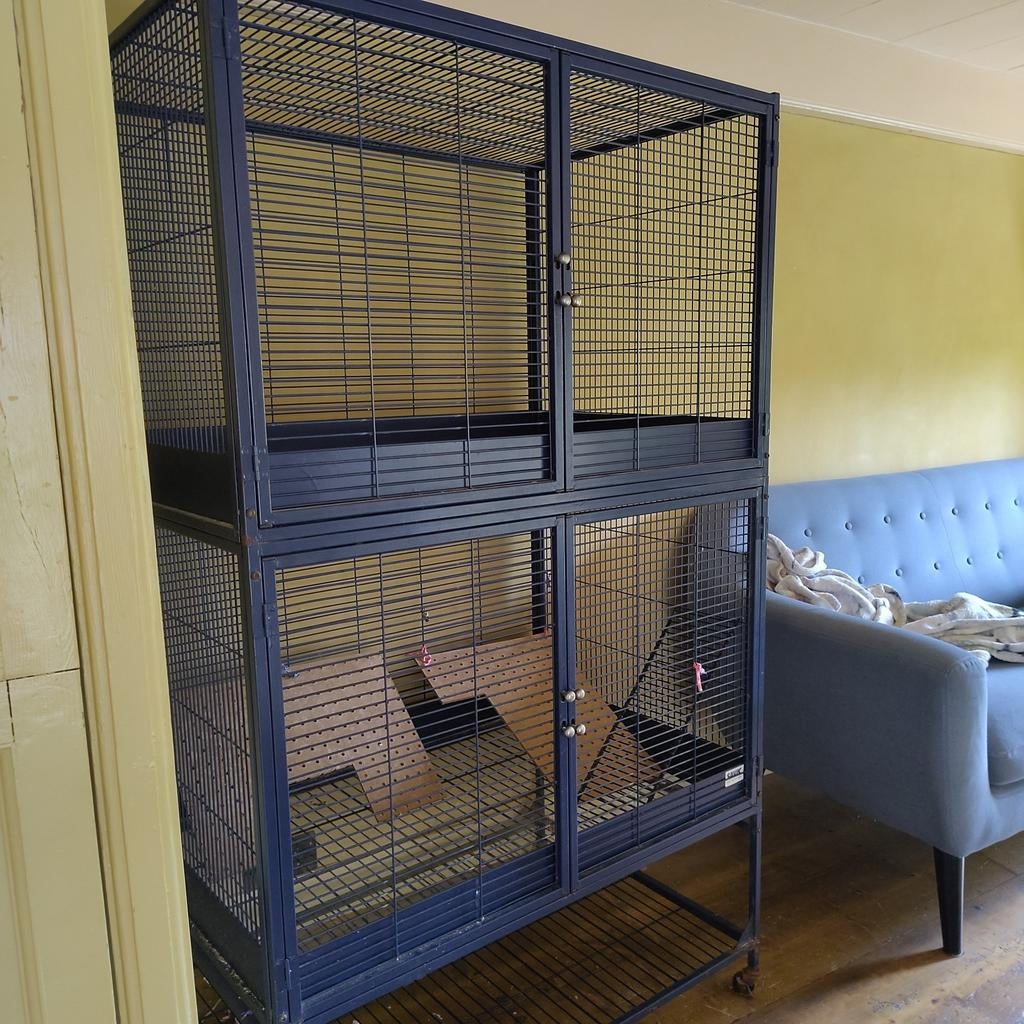 Savic rattenkooi, Dieren en Toebehoren, Knaagdieren en Konijnen | Hokken en Kooien, Ophalen, Kooi, Gebruikt, Hamster