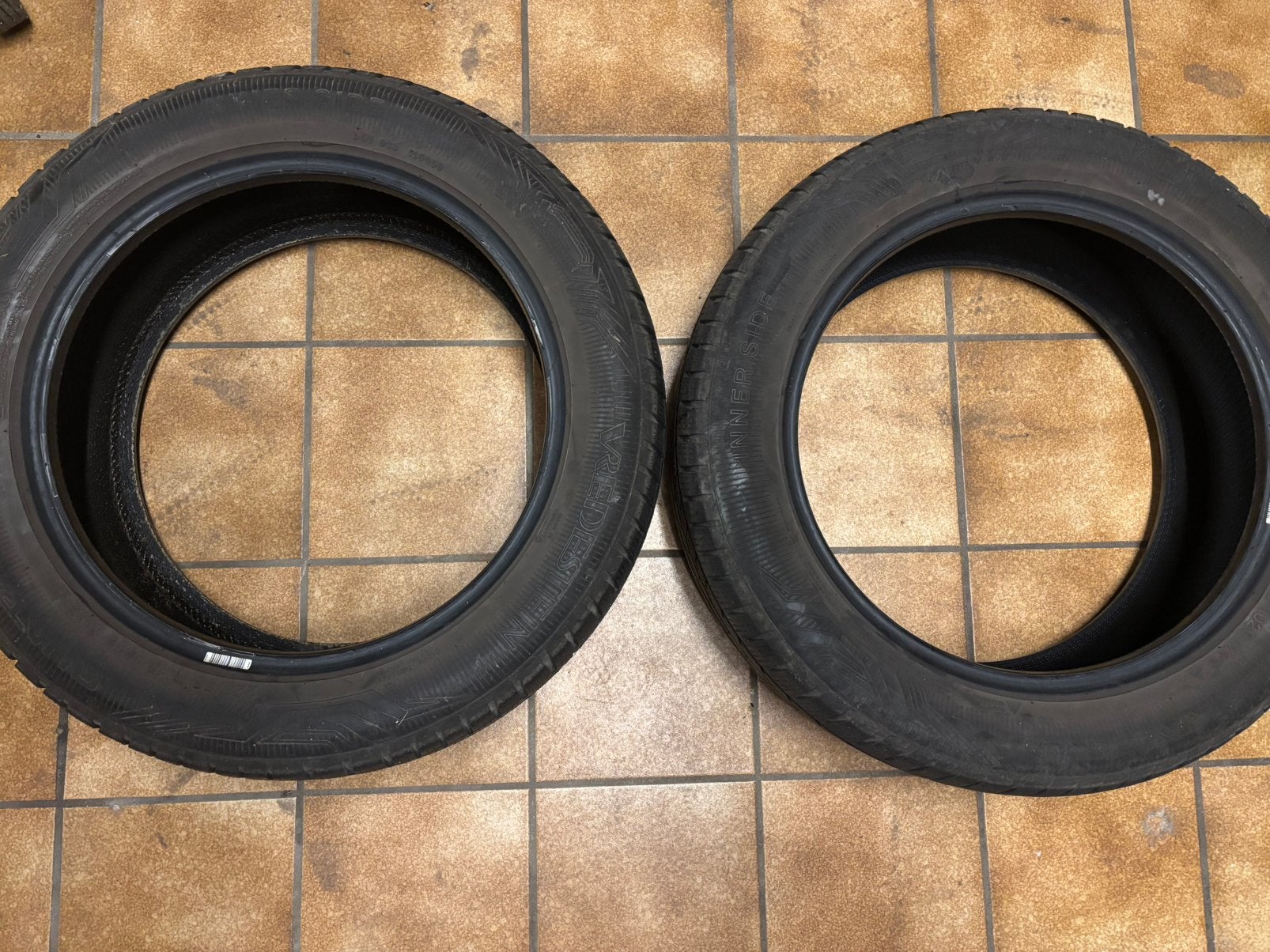 2 Vredestein Quatrac Pro all weather, Auto-onderdelen, Ophalen, 18 inch, Gebruikt, All Season