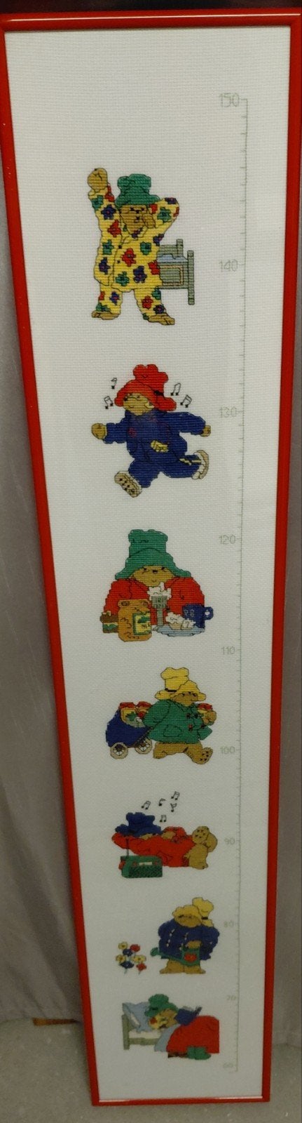 Geborduurd Paddington Beer Groeimeter - Handgemaakt, Ophalen, Gebruikt
